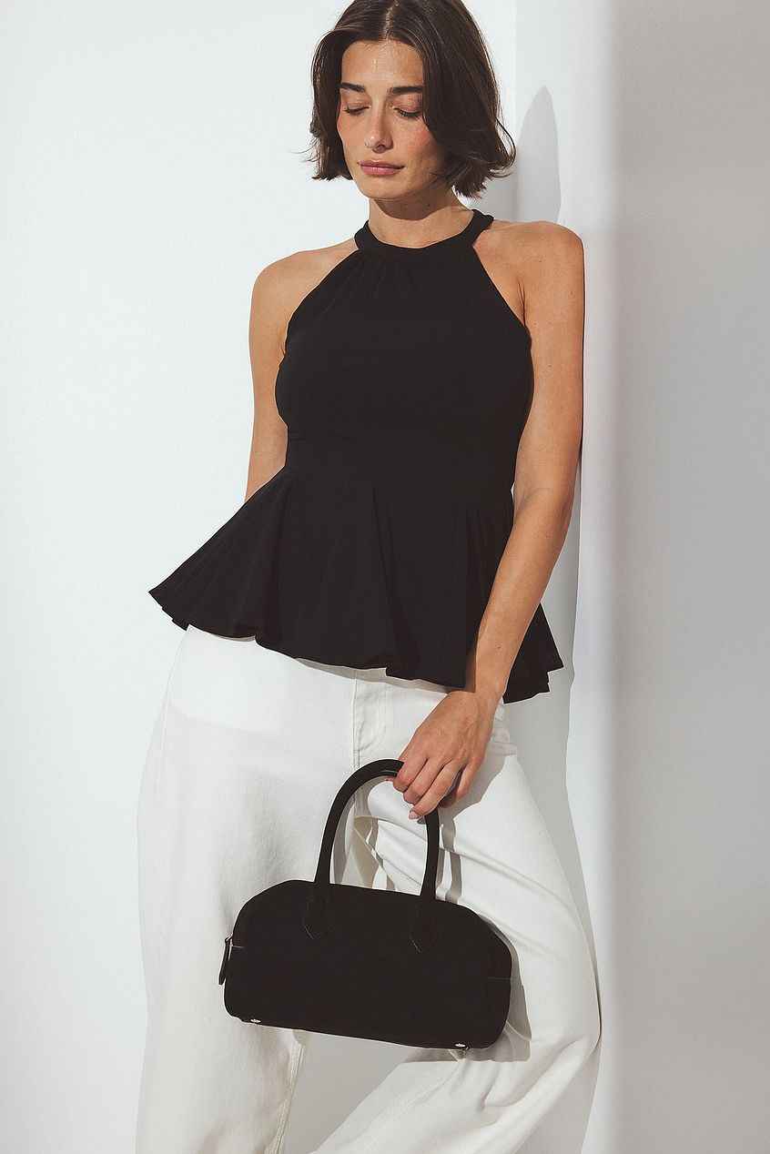 Na-kd Halterneck Pleated Top