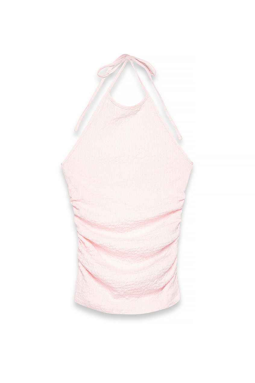 Halterneck Structure Top