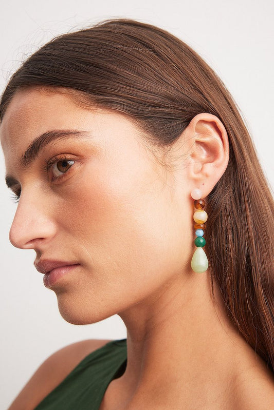 Hanging Stone Earrings