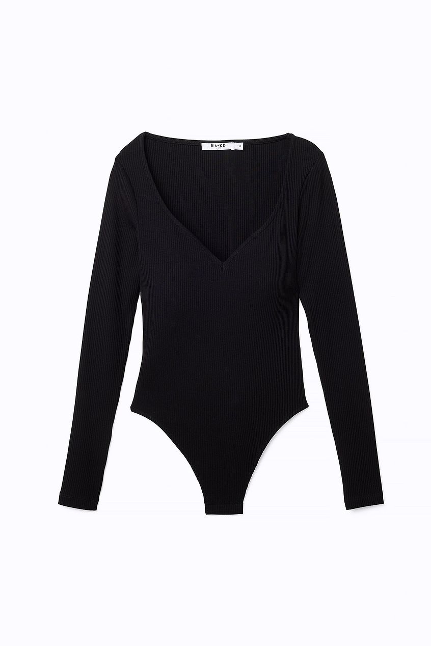 Heart Neckline Rib Body