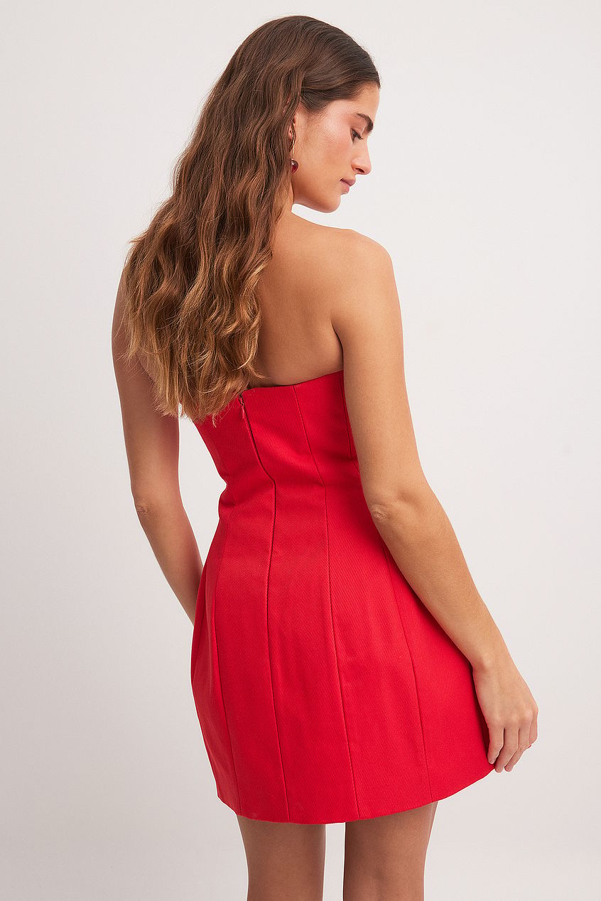 Na-kd Heart Shaped Tailored Mini Dress