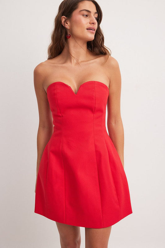 Na-kd Heart Shaped Tailored Mini Dress