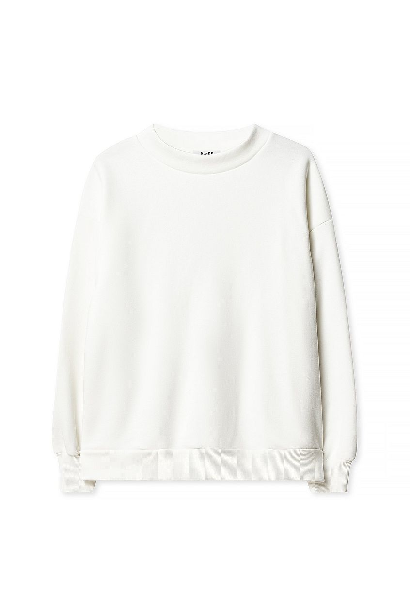High Neck Detail Sweatshirt