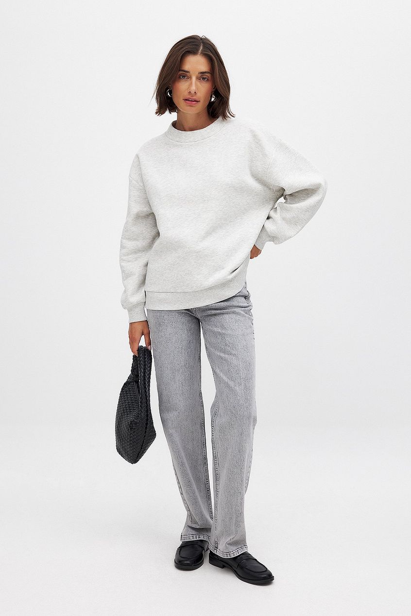 High Neck Detail Sweatshirt