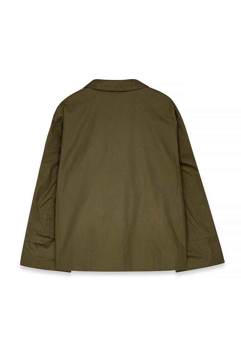 Na-kd High Neck Oversized Short Trenchcoat