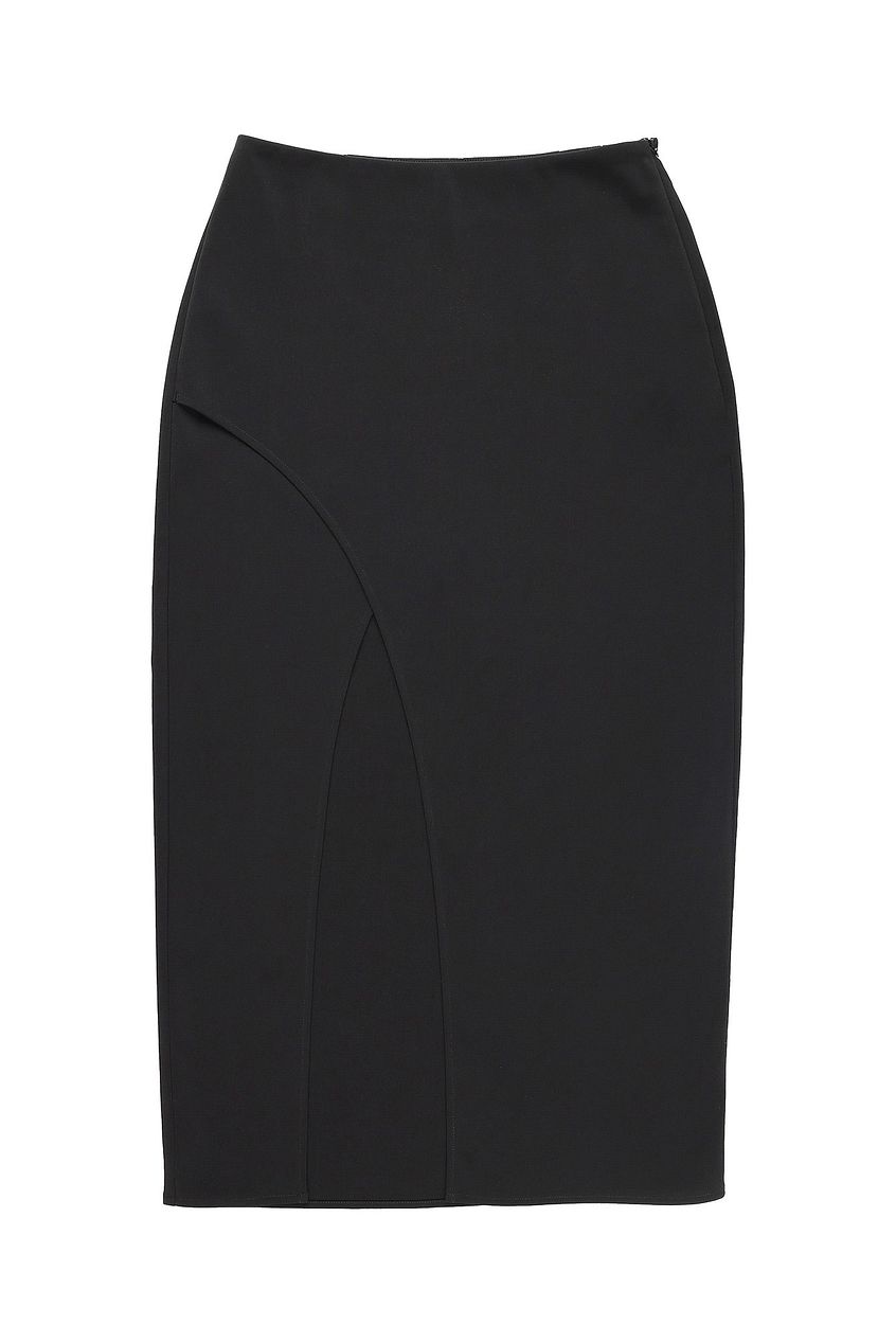 Na-kd High Slit Midi Skirt