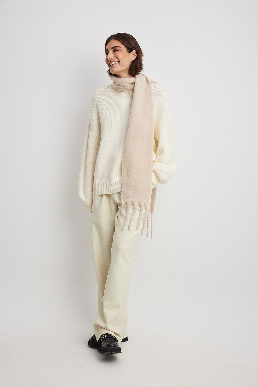 Na-kd High Waist Deep Pleated Suit Pants