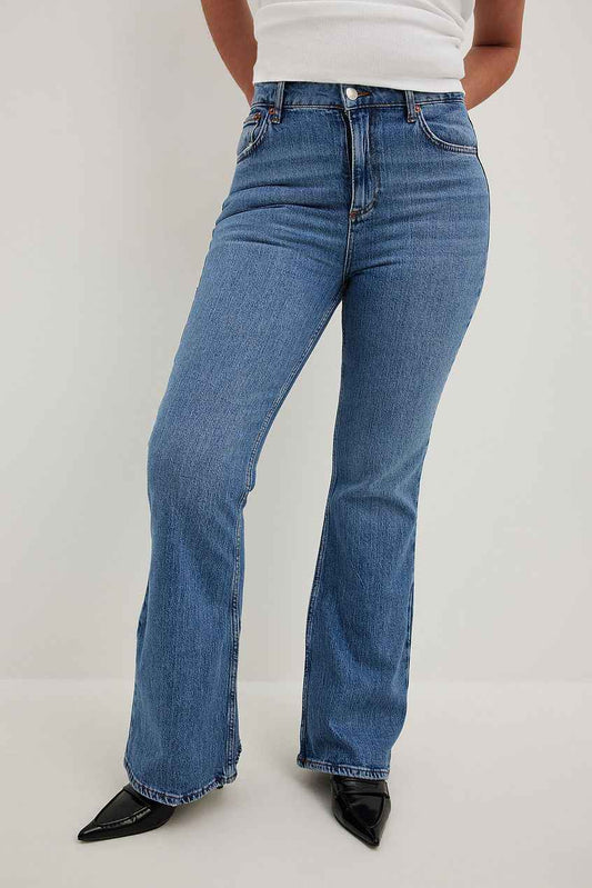 Na-kd - Flared High Waist Jeans