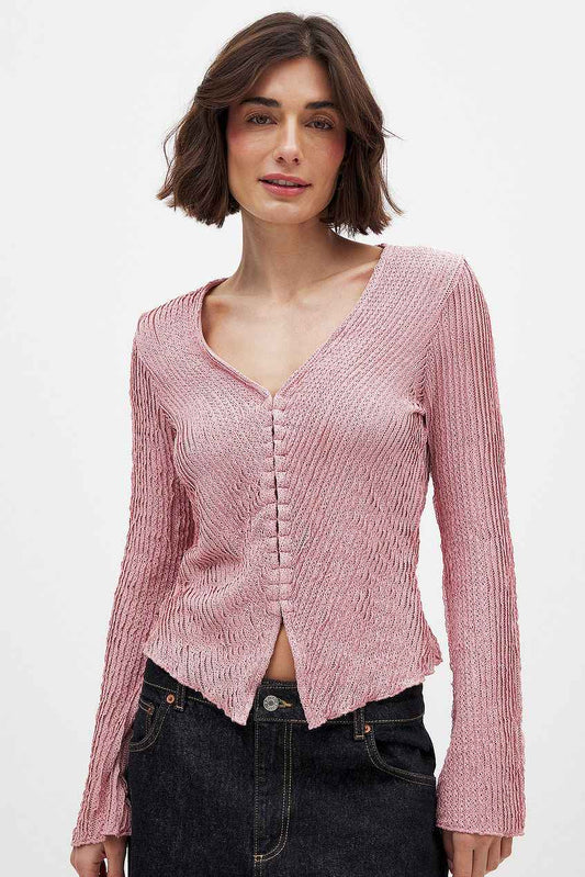 Na-kd Hook and Eye Front Top