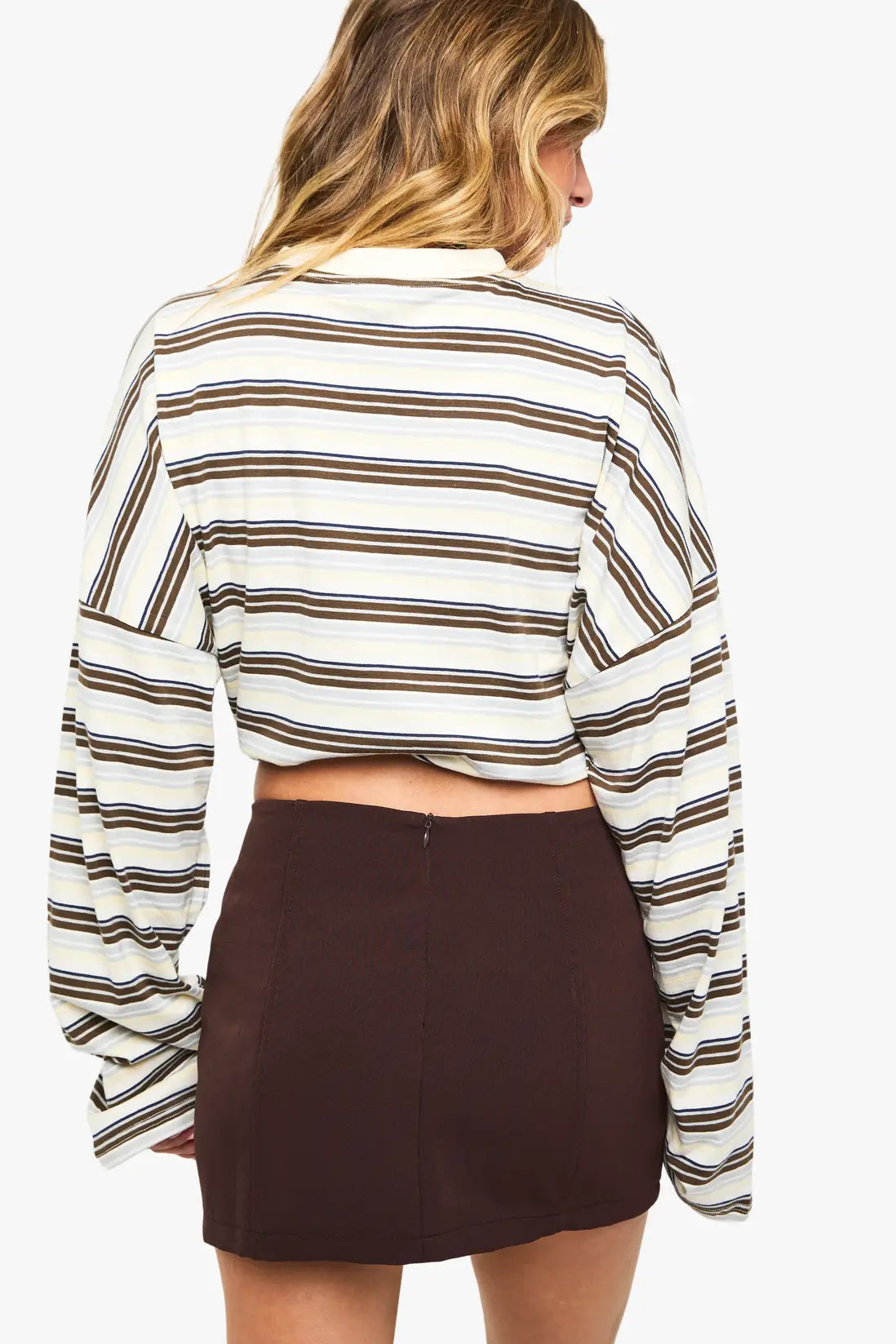 boohoo Split Front Micro Mini Skirt