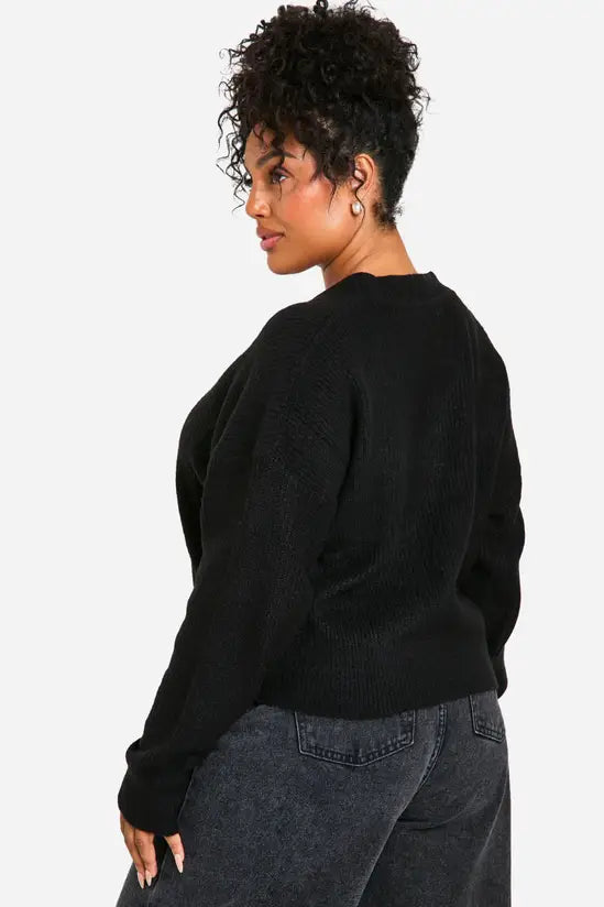 boohoo Plus Soft Knit Oversized Cardigan