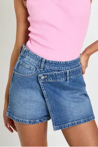 boohoo Denim Skort