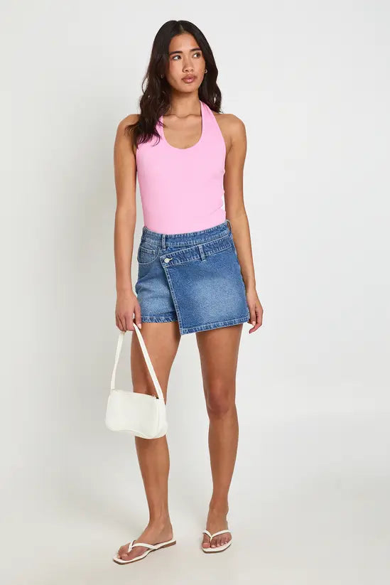 boohoo Denim Skort