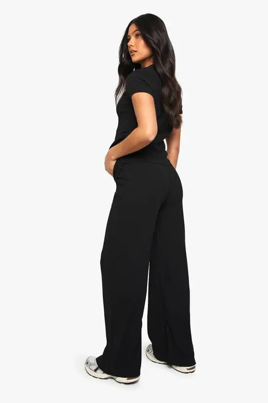 boohoo Maternity Ruched Trousers