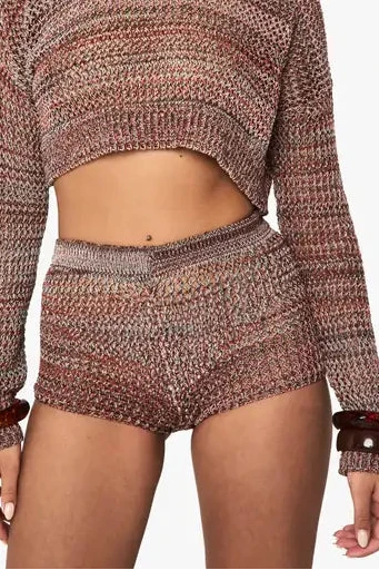 boohoo Crochet Lightweight Festival Shorts