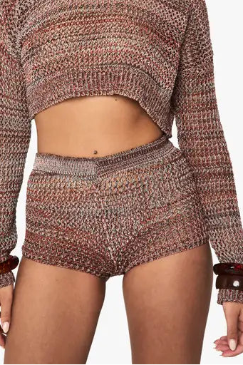 boohoo Crochet Lightweight Festival Shorts