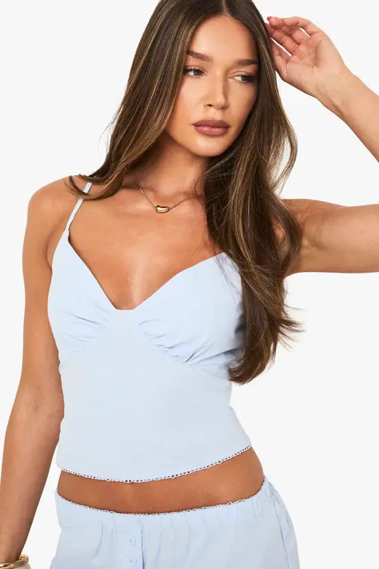 boohoo Ruched Bust Cami