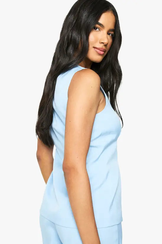 boohoo Tailored Longline Cinched Waistcoat