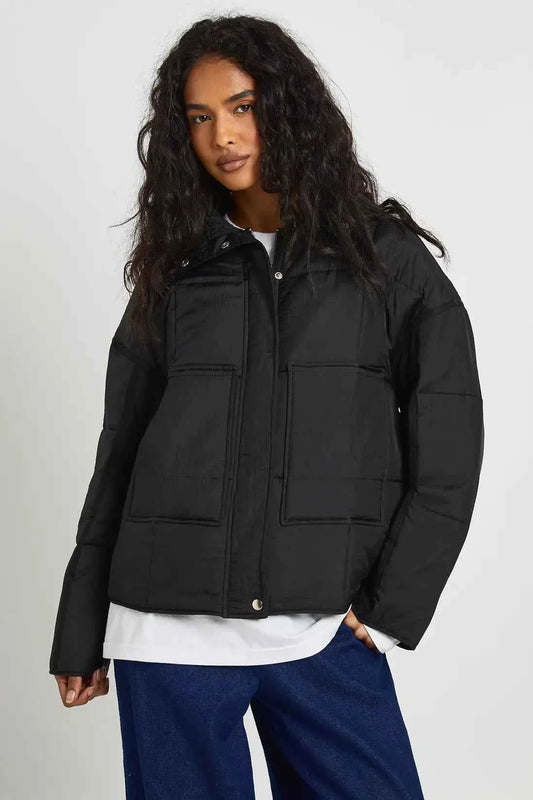 boohoo Square Quilted Puffer Jacket