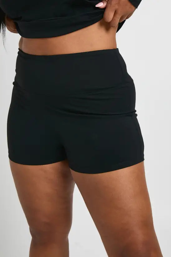 boohoo Plus Sports Supersoft Fitness Short
