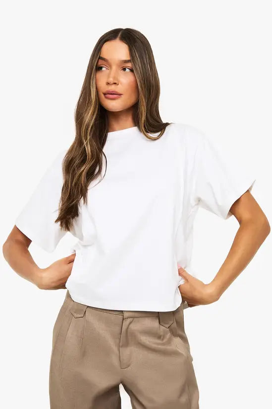 boohoo Double Seam Detail Oversized T-shirt