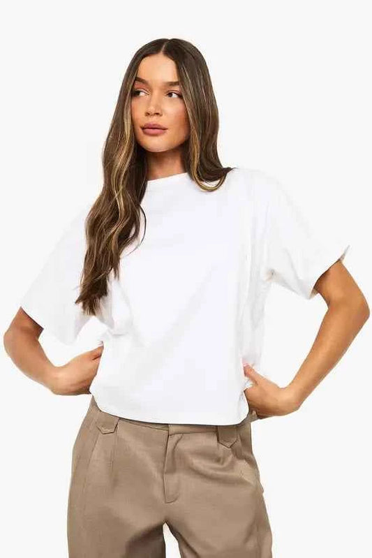 boohoo Double Seam Detail Oversized T-shirt