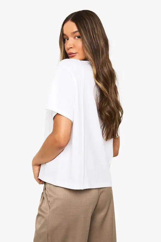 boohoo Double Seam Detail Oversized T-shirt