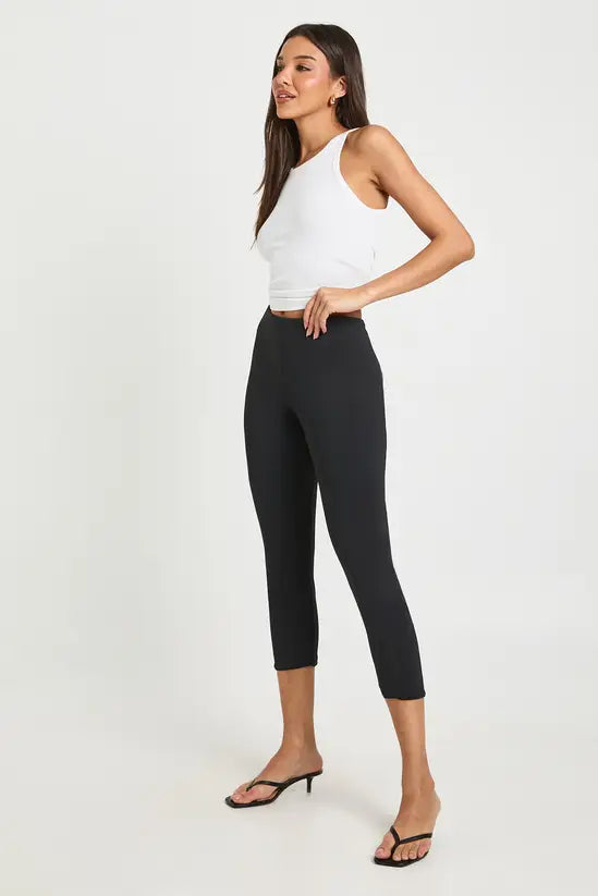 boohoo Cotton Touch Capri