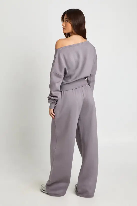 boohoo Off Shoulder Sweatshirt