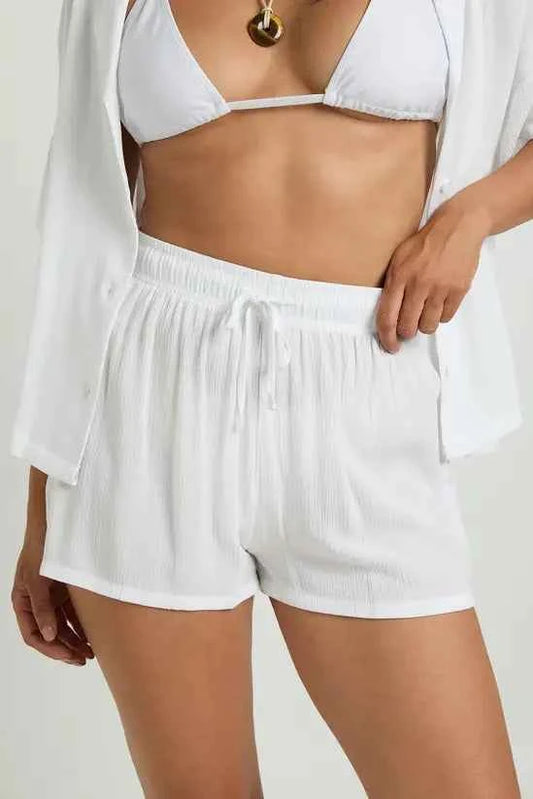 Boohoo Essentials Linen Look Shorts