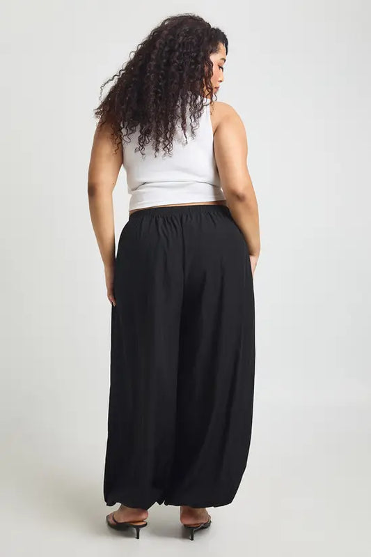 boohoo Plus Peached Balloon Trouser
