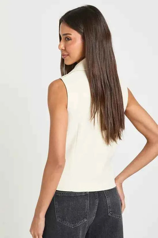 boohoo Hook And Eye Tailored Waistcoat