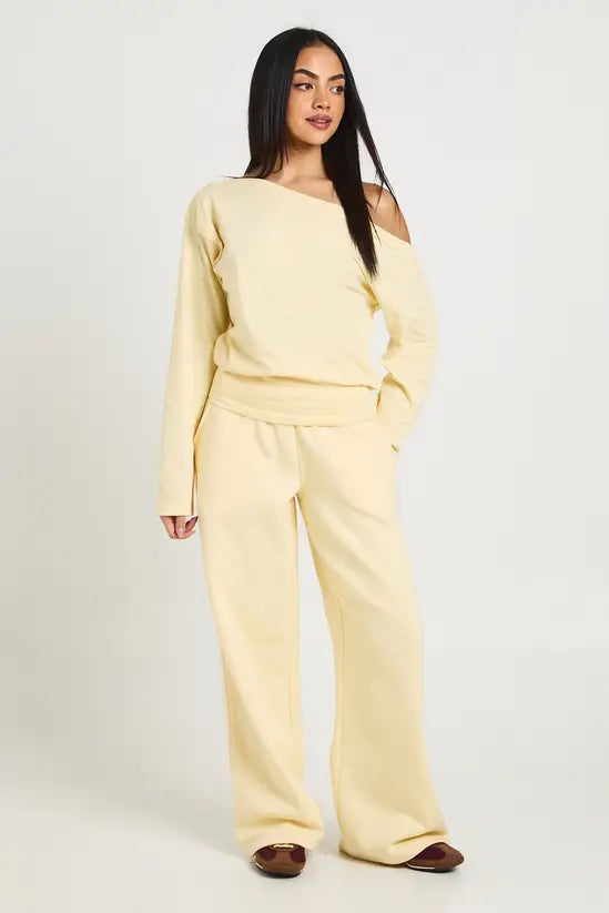boohoo Cinched Waist Off Shoulder top