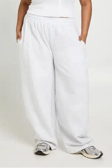 boohoo Plus Barrel Wide Leg Joggers
