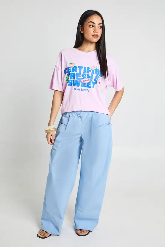 boohoo Certified Fresh and Sweet Fruits Printed T-Shirt