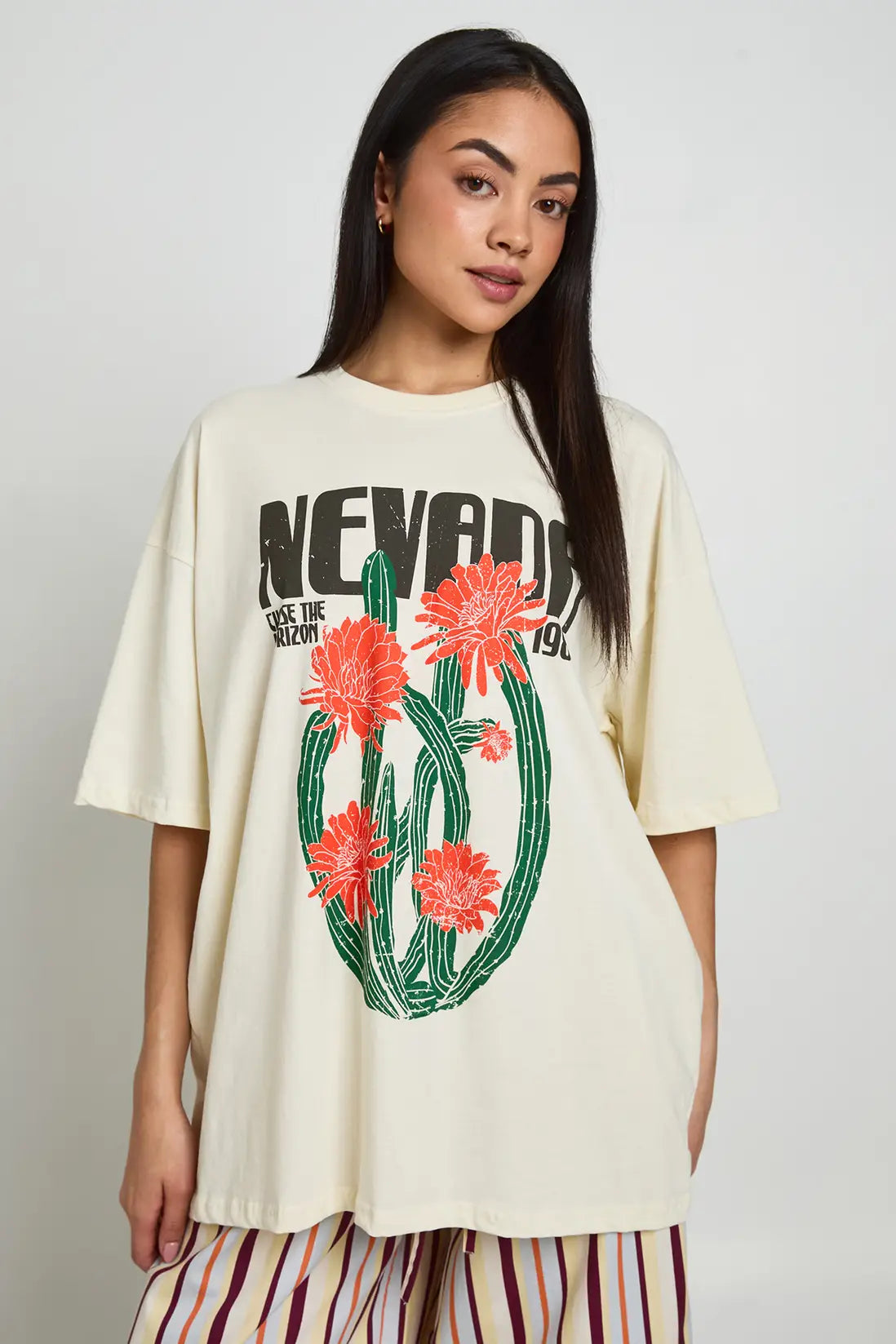boohoo Nevada Printed T-Shirt