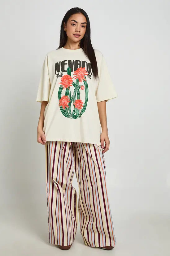 boohoo Nevada Printed T-Shirt