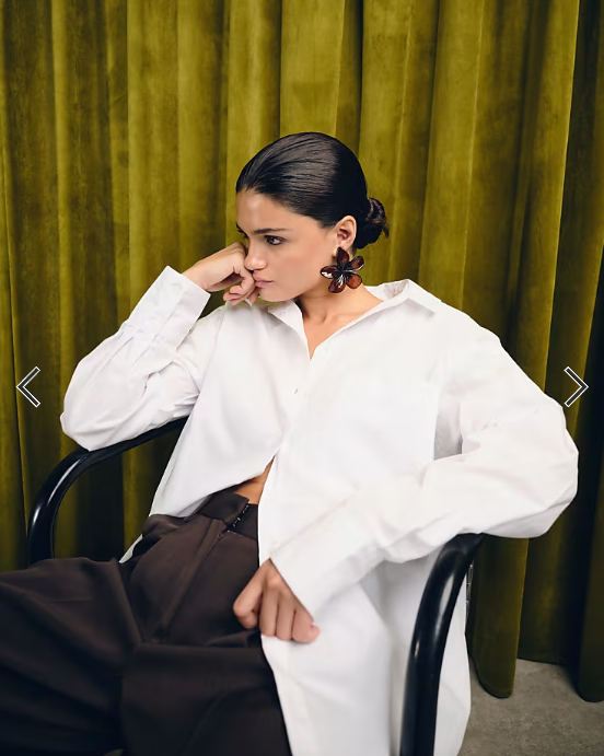 ASOS DESIGN oversized shirt in white