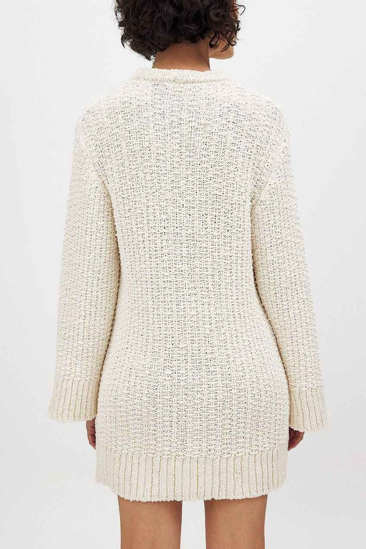 Na-kd - Knitted Long Sleeve Mini Dress