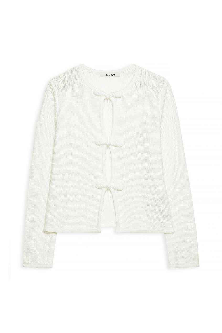 Na-kd - Knitted Button Detail Top