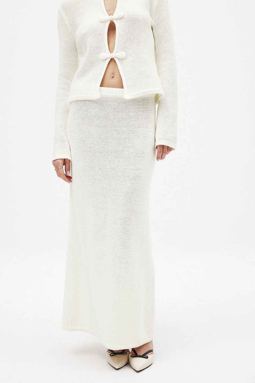 Na-kd Knitted Maxi Skirt