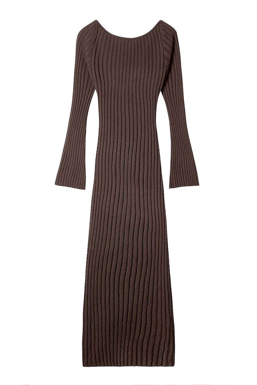 Na-kd Knitted Midi Dress