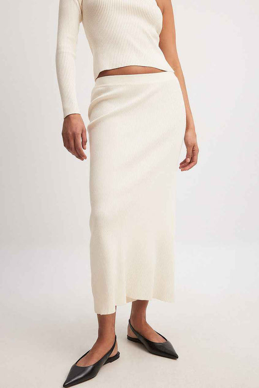 Na-kd Knitted Midi Skirt