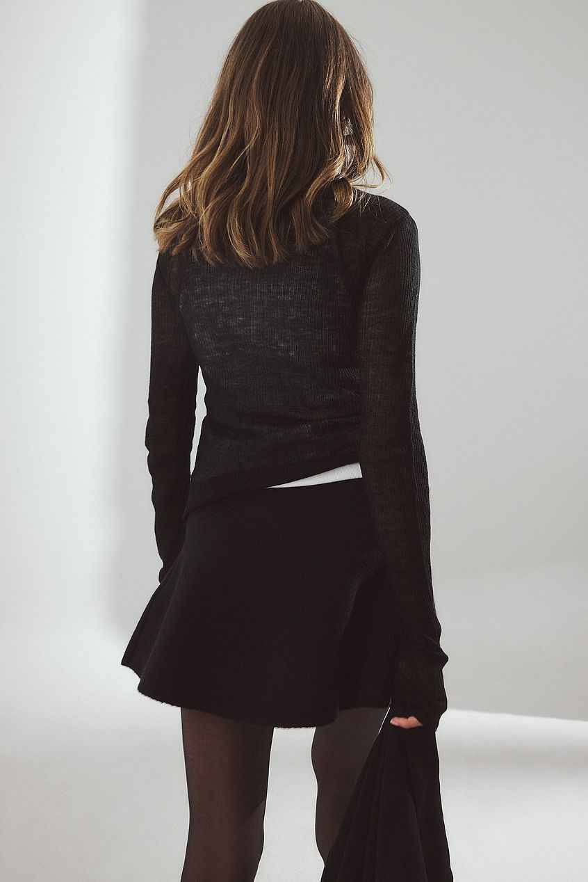 Na-kd Knitted Mini Skirt