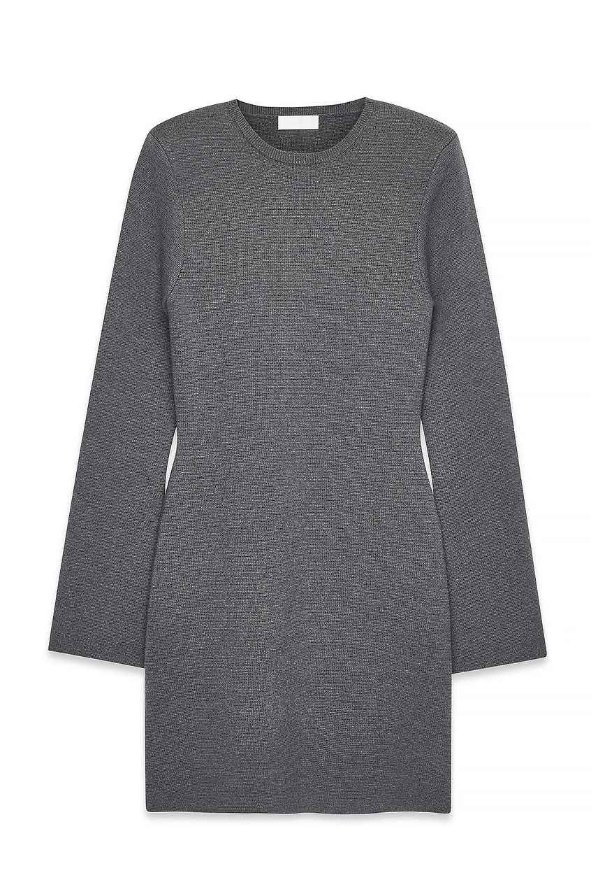 Na-kd Knitted Padded Shoulder Mini Dress