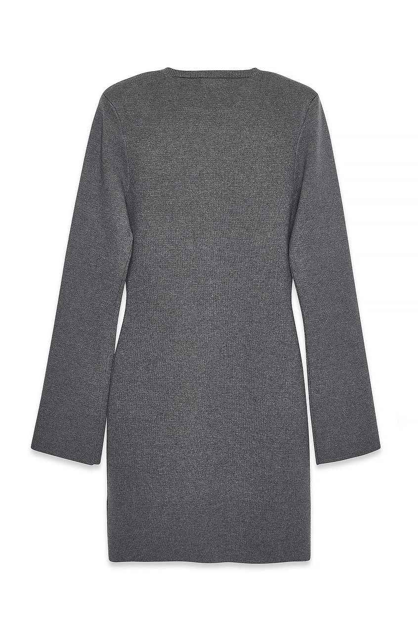 Na-kd Knitted Padded Shoulder Mini Dress