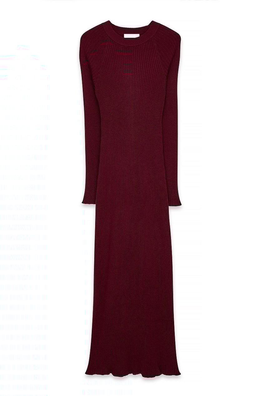 Na-kd - Knitted Ribbed Maxi Dress