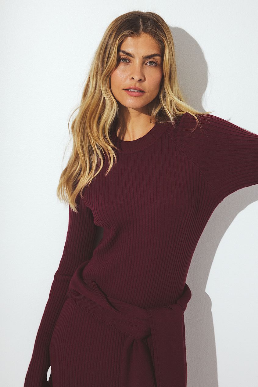 Na-kd - Knitted Ribbed Maxi Dress