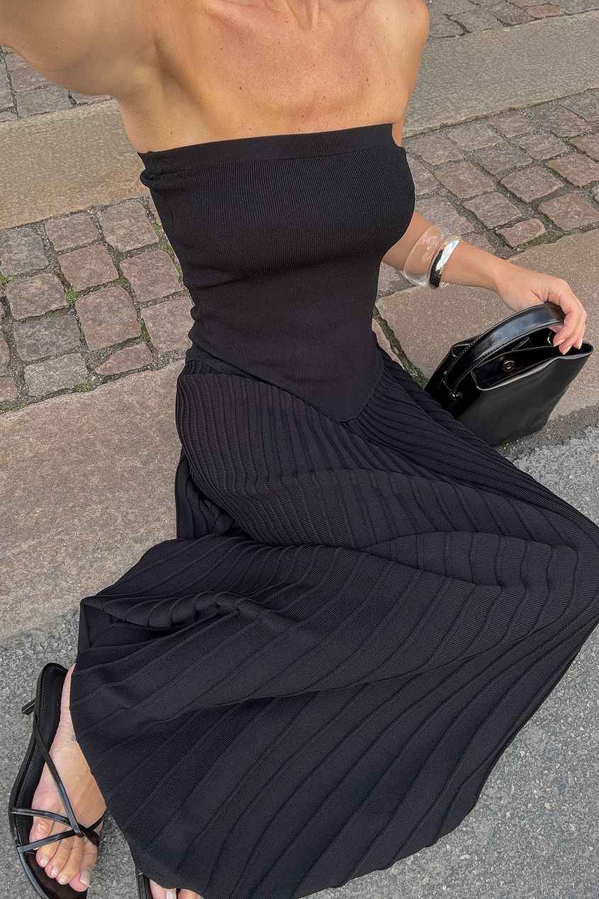 Na-kd Knitted Tube Maxi Dress