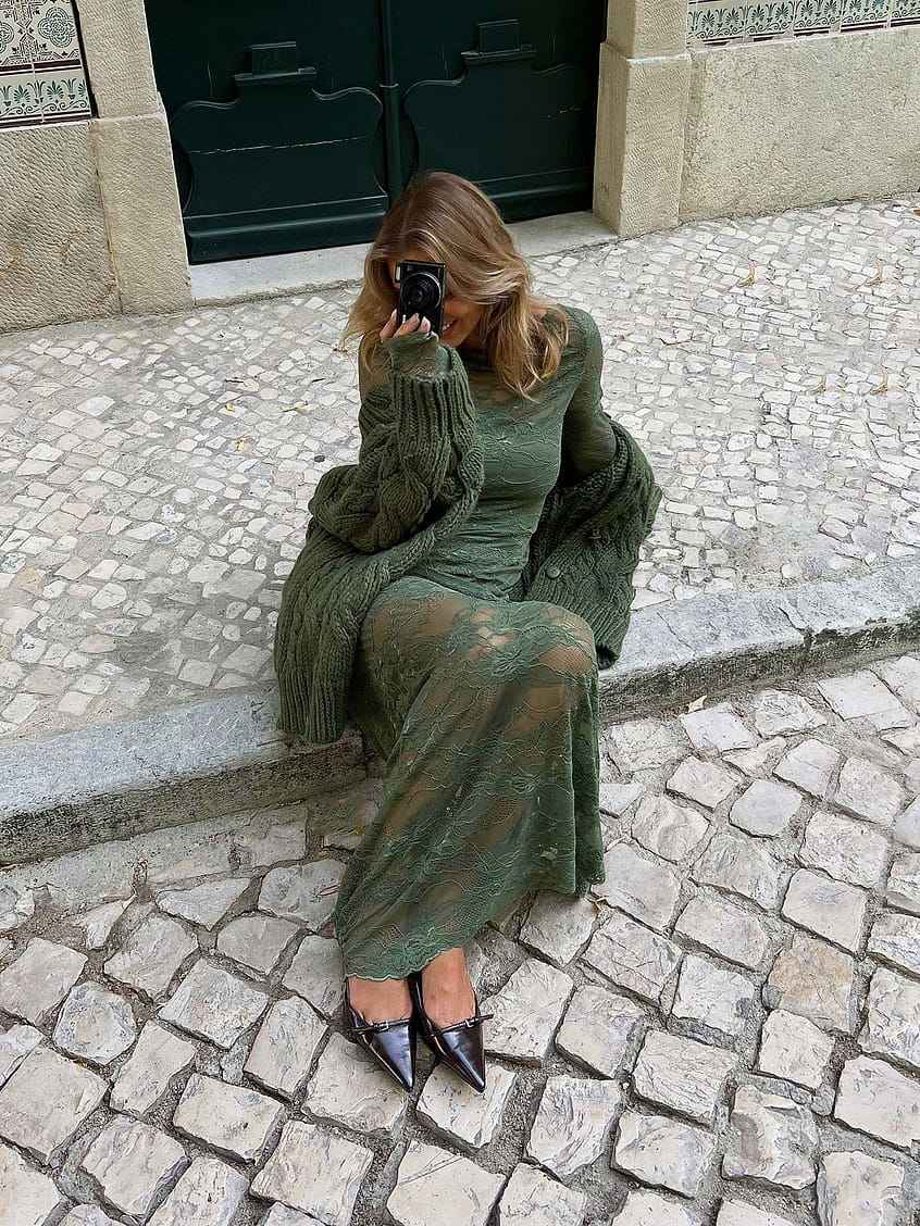 Na-kd - Lace Maxi Dress